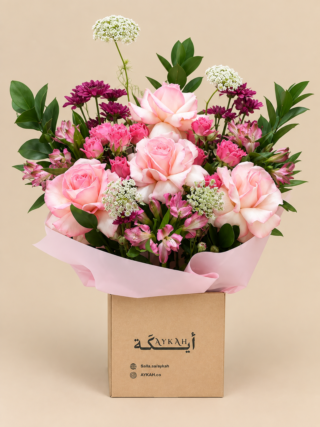 Bouquet in box aykah 002